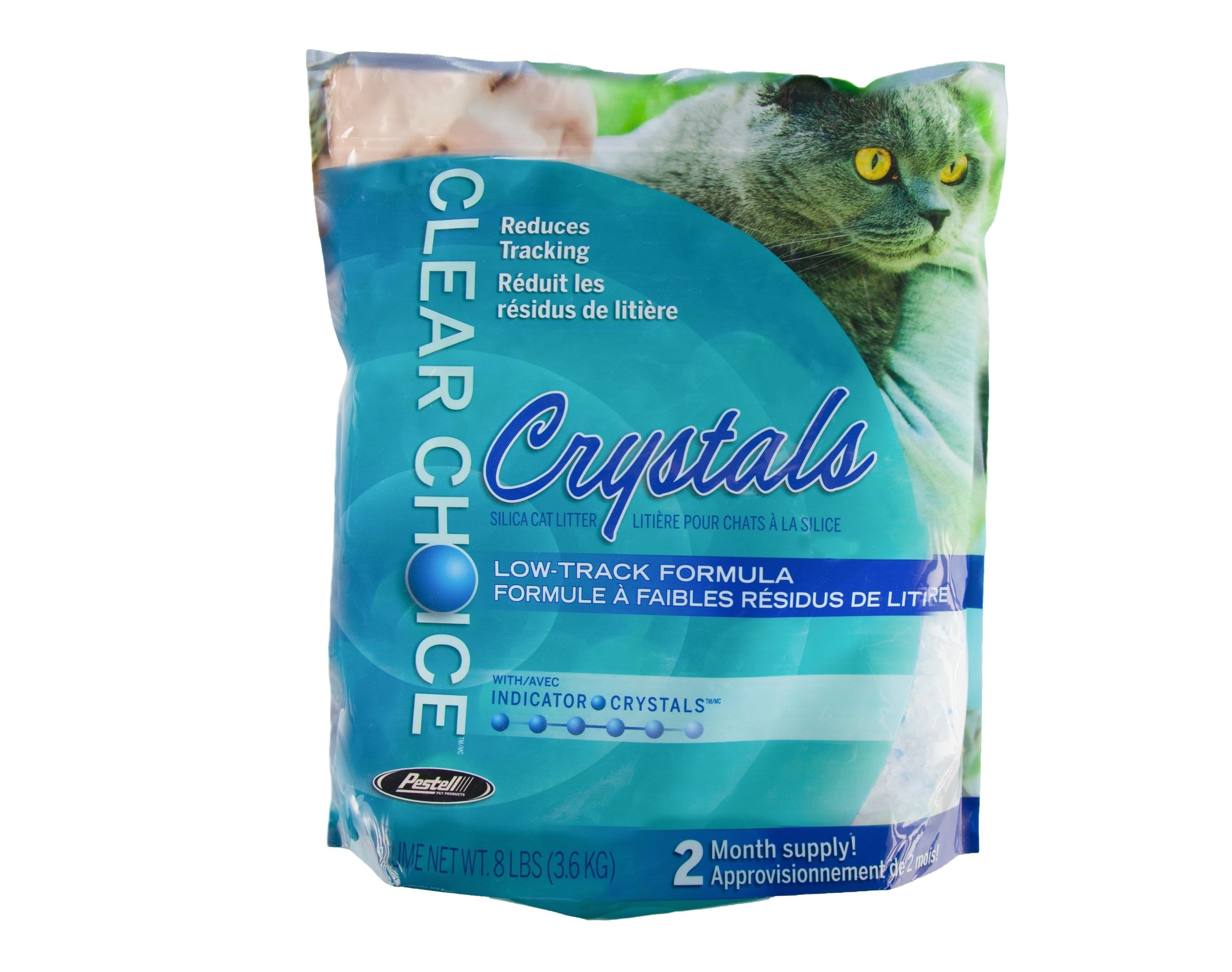 Clear Choice Silica Crystals Cat Litter, 8-lb bag