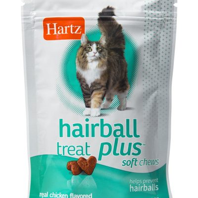Hartz Hairball Remedy Plus Savory Chicken Flavor Soft Chews for Cats & Kittens, 3-oz bag