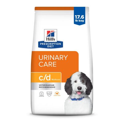 Hill's Prescription Diet c/d Multicare Urinary Care Chicken Flavor Dry Dog Food, 17.6-lb bag