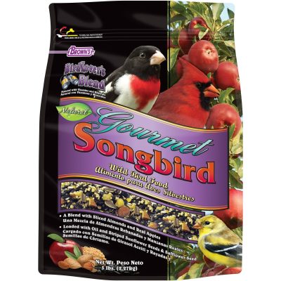 Brown's Gourmet Songbird with Almonds & Apples Wild Bird Food, 5-lb bag