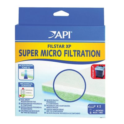 API Filstar XP Super Micro Filtration Aquarium Canister Filter Filtration Pads, 2 count