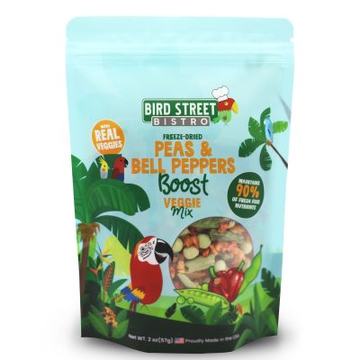 Bird Street Bistro Peas & Bell Peppers Boost Seed Blend Pellet Bird Food, 2-oz bag
