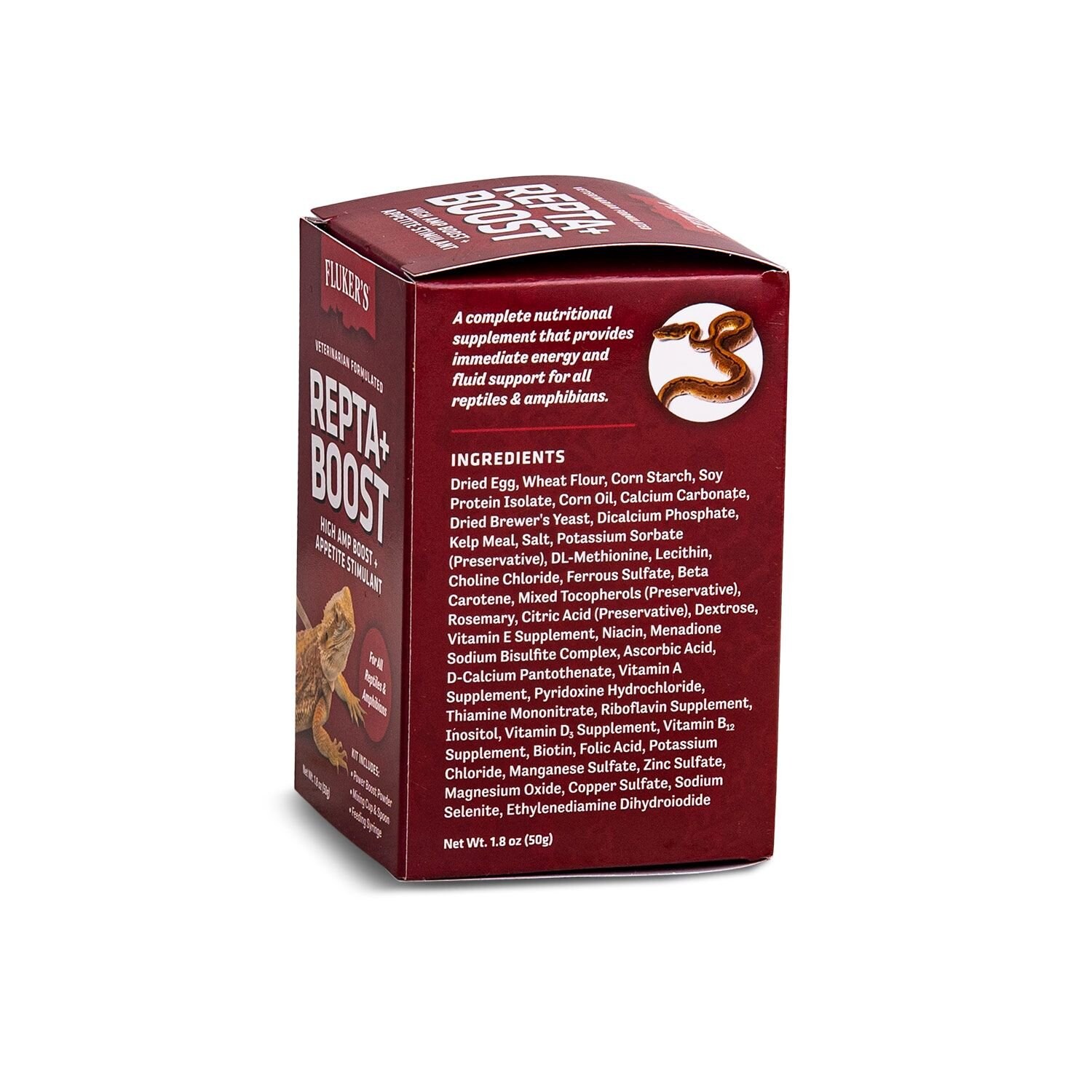 Fluker's Repta Boost Insectivore/Carnivore High Amp Boost Reptile Supplement, 1.8-oz