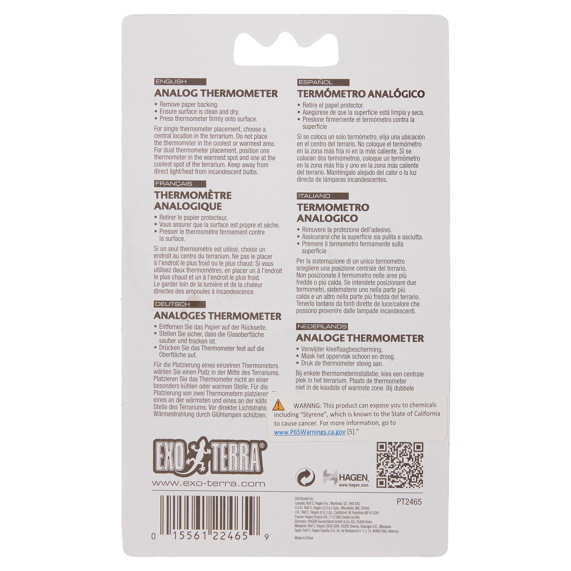 Exo Terra Analog Thermometer for Reptiles - image 5