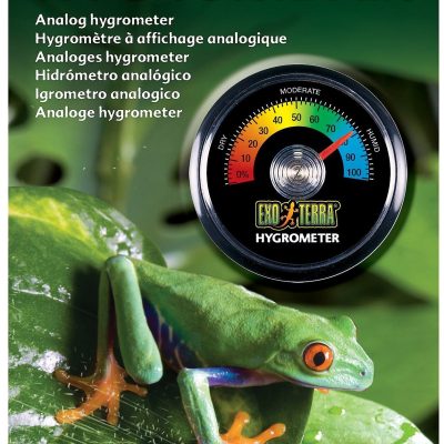 Exo Terra Analog Hygrometer for Reptiles