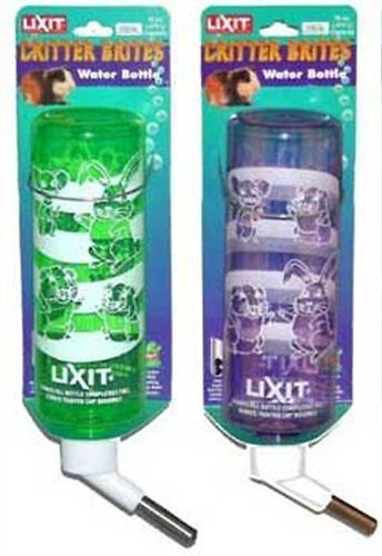 Lixit Critter Brites Guinea Pig Water Bottle, Color Varies, 16-oz bottle