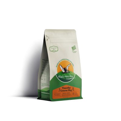 Rabbit Hole Hay Ultra Premium Hand-Packed Coarse Timothy Hay for Small Pets, 12-oz bag