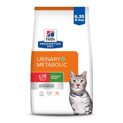 Hill's Prescription Diet c/d Multicare Stress + Metabolic Chicken Flavor Dry Cat Food, 6.35-lb bag