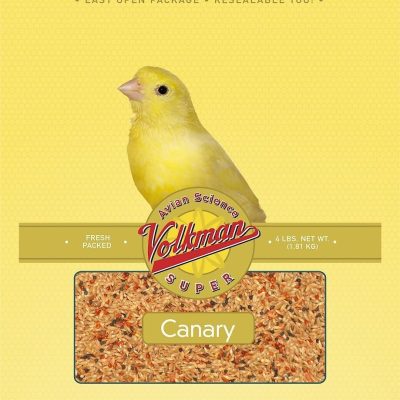 Volkman Avian Science Super Canary Food, 4-lb bag