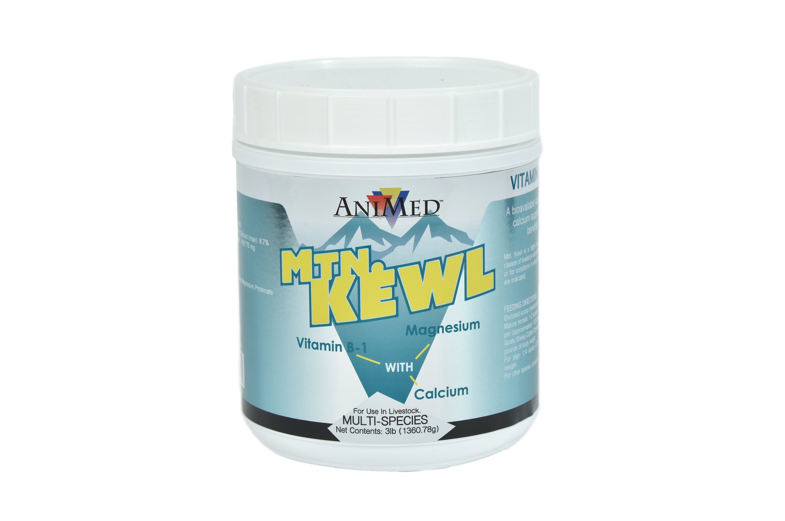 AniMed Mtn. Kewl Vitamins & Minerals Calming Powder Horse Supplement, 3-lb tub