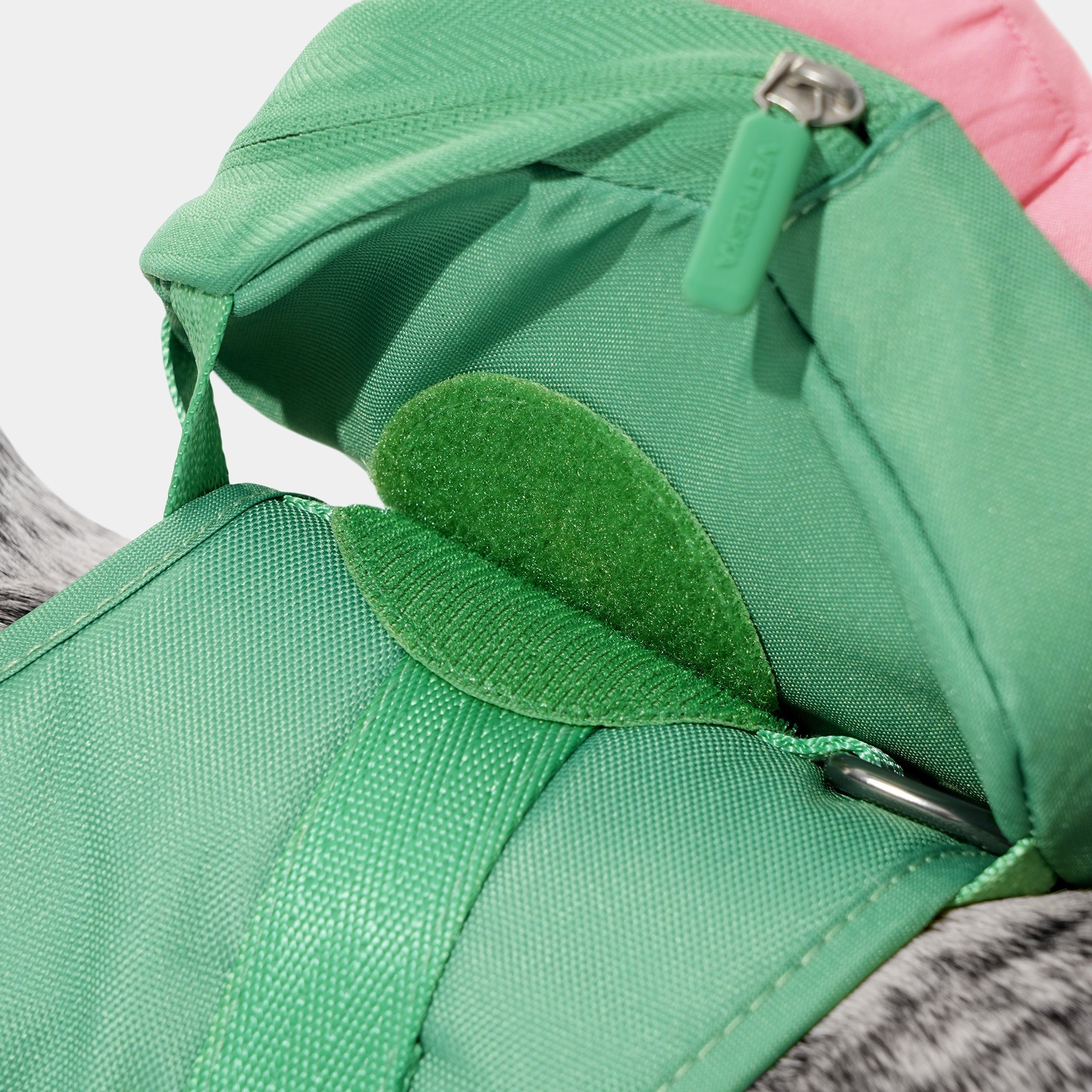 VETRESKA 3-in-1 Flora Dog Backpack & Harness Set, Pink/Green, X-Small: 16 to 21-in chest