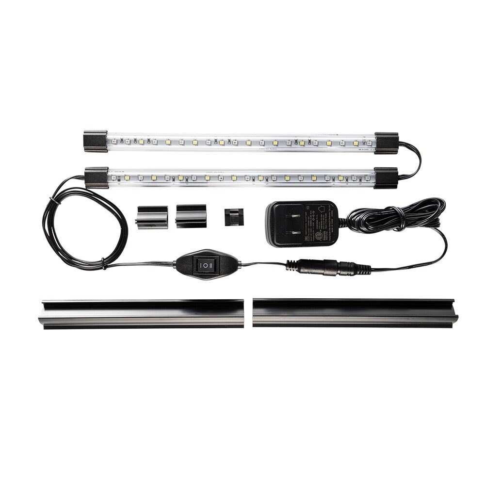 GloFish Multi-Color LED Aquarium Light Sticks, 20-gal, 10-in, 2 count