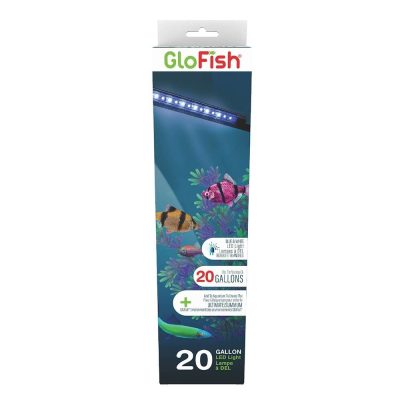GloFish Multi-Color LED Aquarium Light Sticks, 20-gal, 10-in, 2 count