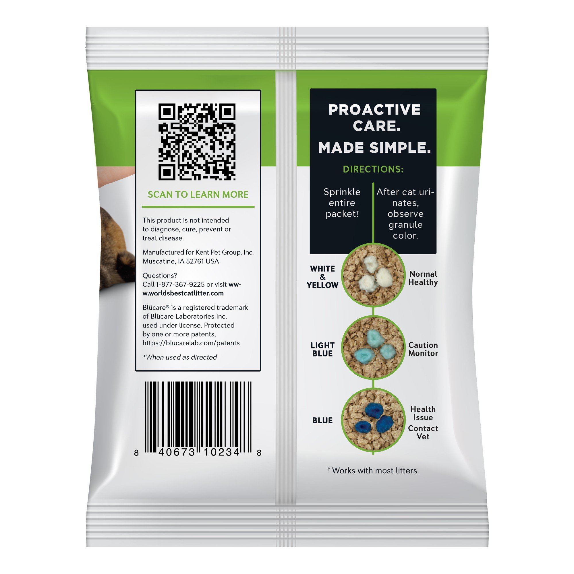 World's Best Boosters Health Check-In Cat Litter Additive, .42-oz bag