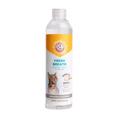 Arm & Hammer Products Fresh Breath Unflavored Cat Dental Water Additive, 8-fl oz bottle