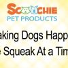 Scoochie Pet Super Scooch Braided Rope Dumbbell Squeaky Dog Tug Toy, Small - image 4