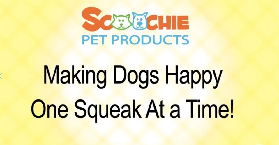 Scoochie Pet Super Scooch Braided Rope Dumbbell Squeaky Dog Tug Toy, Small