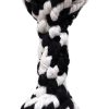 Scoochie Pet Super Scooch Braided Rope Dumbbell Squeaky Dog Tug Toy, Small - image 1