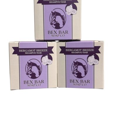 Bex Bar Horse Shampoo, 3-oz bar, 3 count, Bergamot Breeze