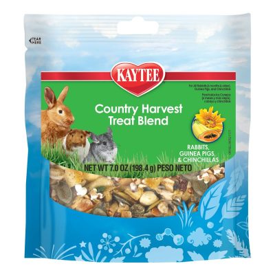 Kaytee Country Harvest Blend Rabbit, Guinea Pig & Chinchilla Treats, 7-oz bag