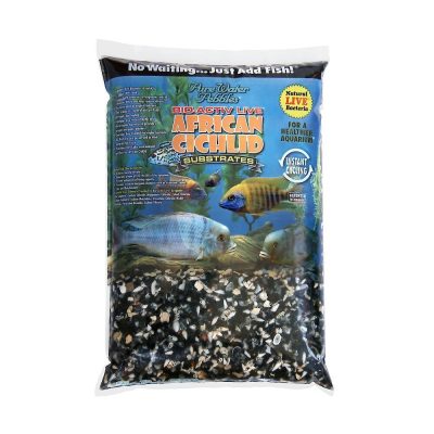 Pure Water Pebbles Bio-Activ Live African Cichlid Aquarium Substrate, Rift Lake, 20-lb bag