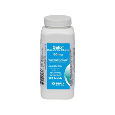 Salix (Furosemide) Tablets for Dogs & Cats, 50-mg, 1 tablet