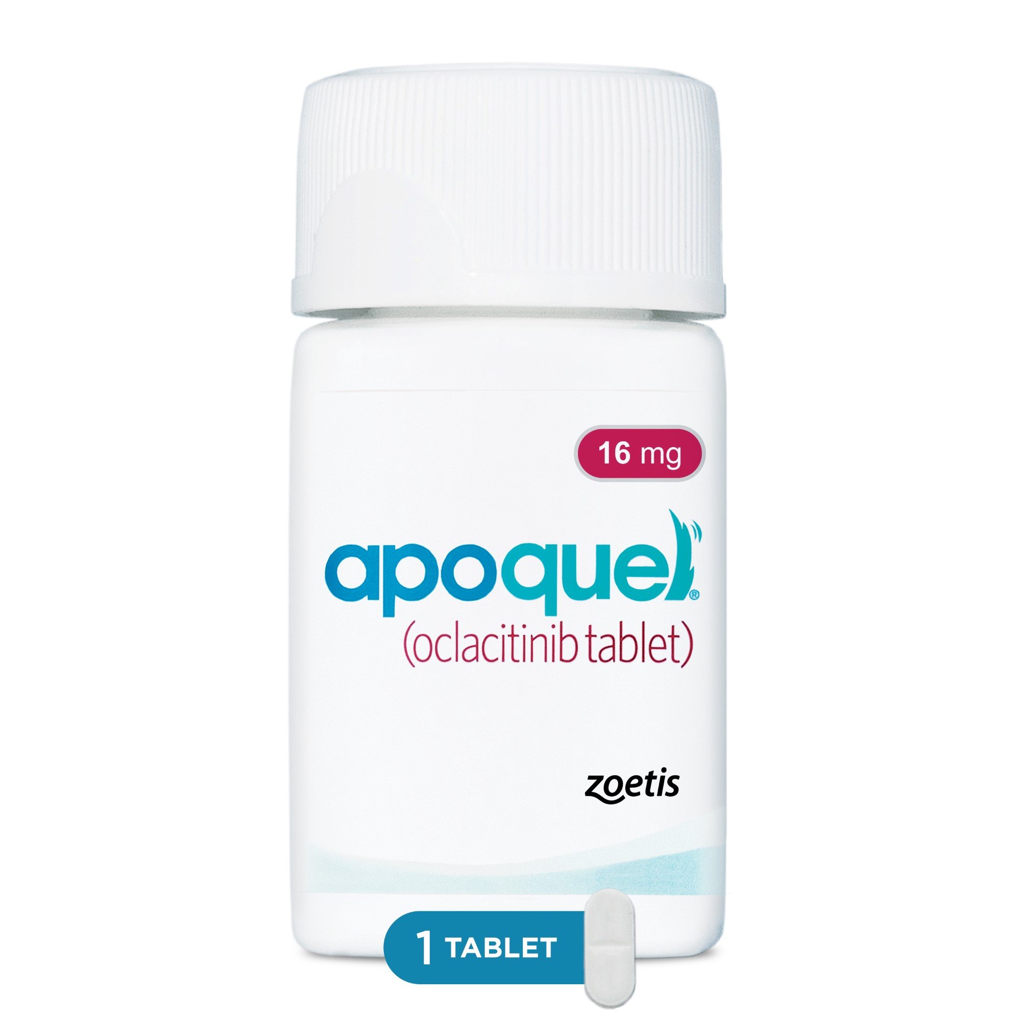 Apoquel (oclacitinib) TABLETS for Dogs, 16-mg, 1 tablet