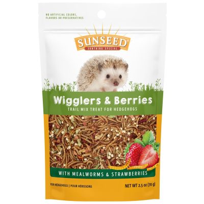 Sunseed Vita Prima Wigglers & Berries Trail Mix Snack Hedgehog & Small-Pet Treat, 2.5-oz bag