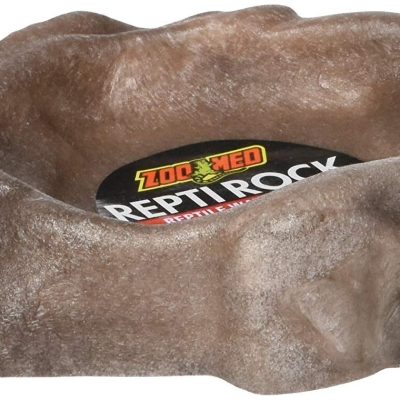 Zoo Med Repti Rock Reptile Water Dish, Color Varies, X-Large