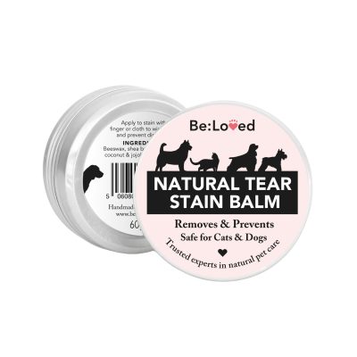 Be:Loved Natural Dog & Cat Tear Stain Balm, 2.11-oz jar
