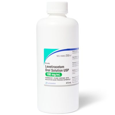 Levetiracetam (Generic) Oral Solution USP, 100-mg/mL, 16 oz