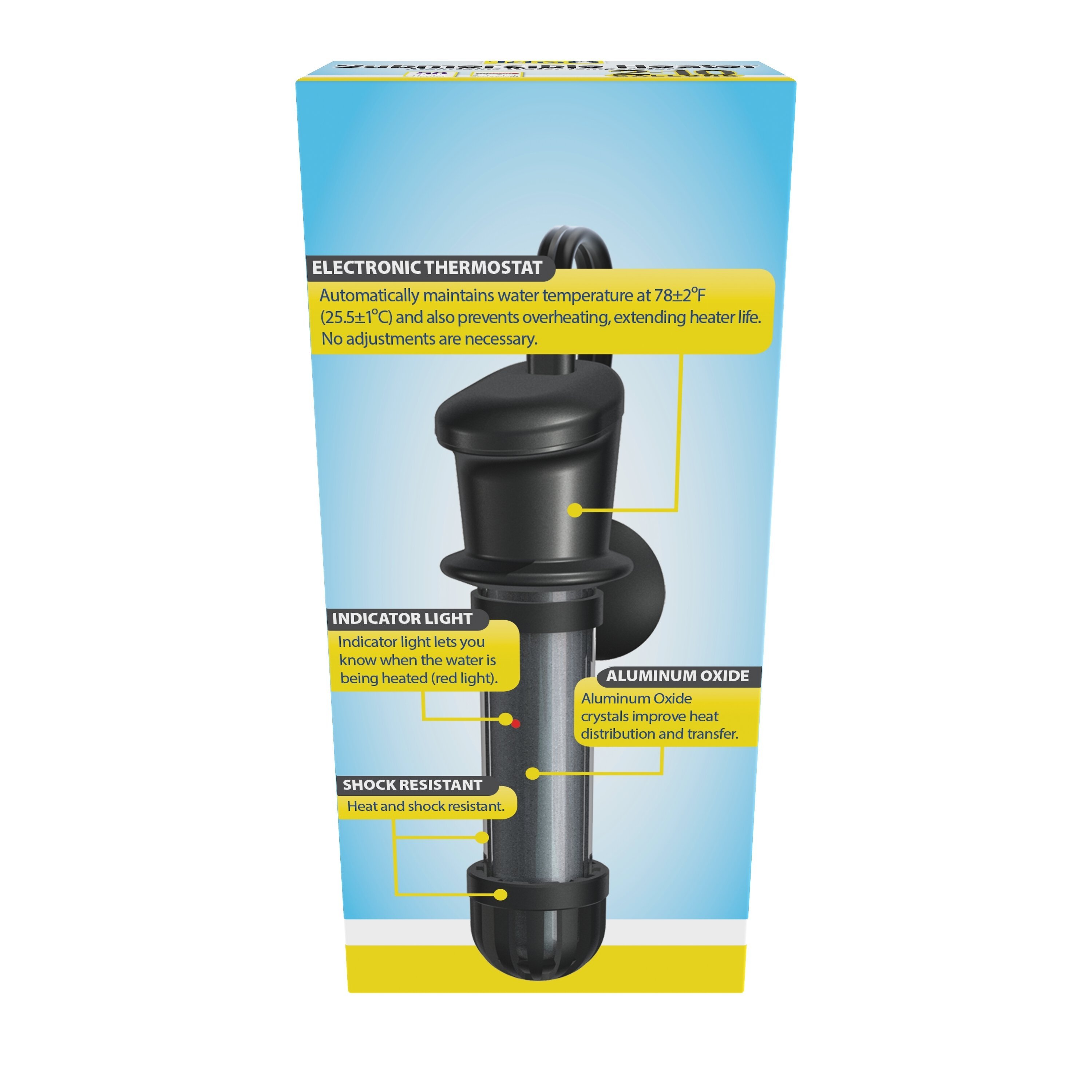 Tetra HT10 Submersible Aquarium Heater & Electronic Thermostat, 50-watt