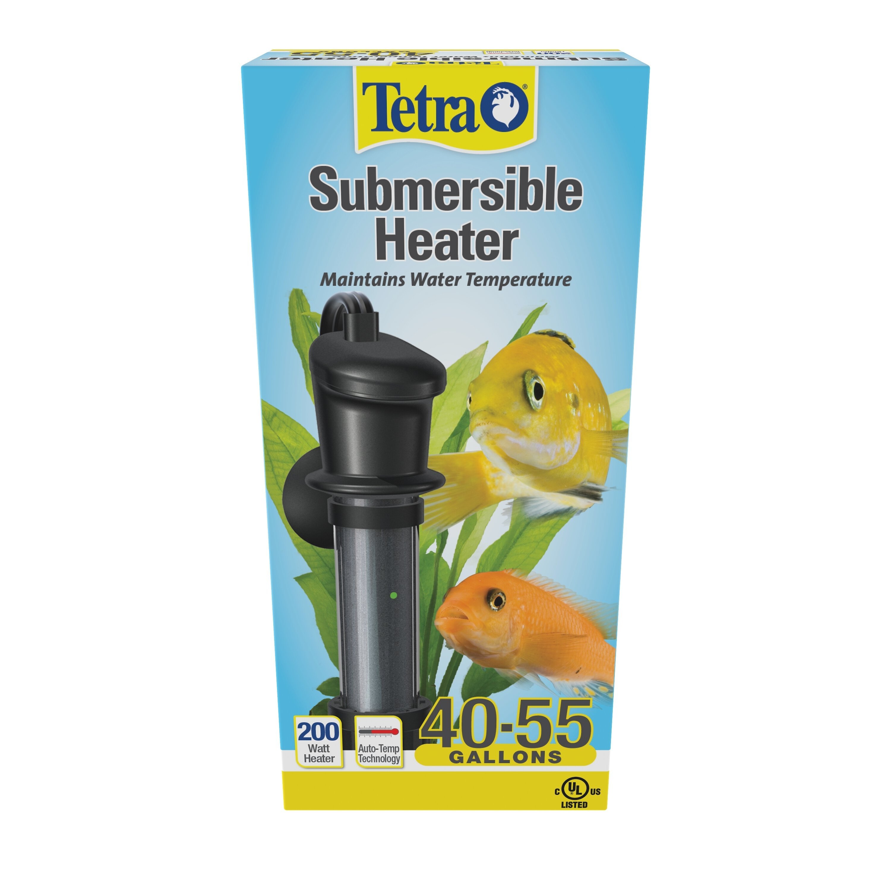 Tetra HT55 Submersible Aquarium Heater & Electronic Thermostat, 200-watt