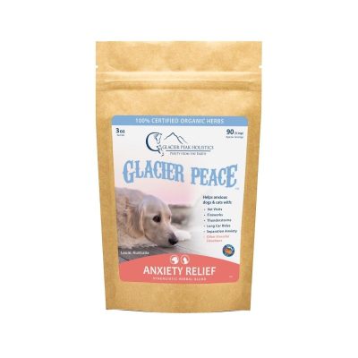 Glacier Peak Holistics Glacier Peace Anxiety Relief Powder for Dogs & Cats, 3-oz