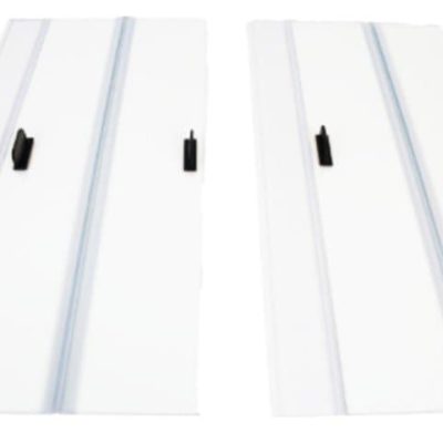 H2Pro Glass Canopy Aquarium Fish Tank Cover, 2-pack, 23-in, Clear
