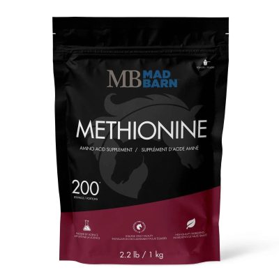Mad Barn DL-Methionine Pure Amino Acid Horse Powder Supplement, 2.2-lb bag