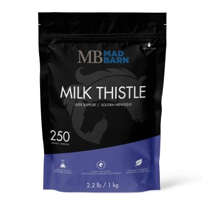 Mad Barn Milk Thistle Liver & Metabolic Support Horse Powder Supplement, 2.2-lb bag