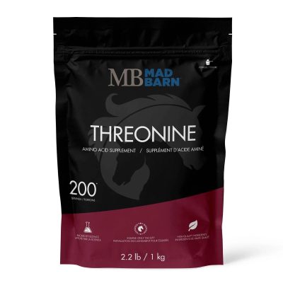 Mad Barn Threonine Pure Amino Acid Horse Powder Supplement, 2.2-lb bag