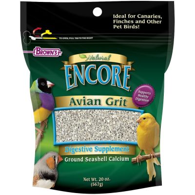 Brown's Encore Avian Grit Digestive Supplement Bird Treat, 20-oz bag