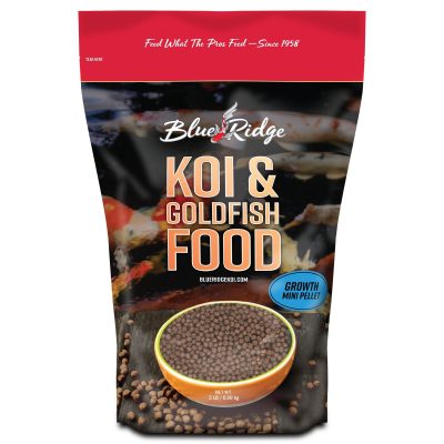 Blue Ridge Koi & Goldfish Mini Pellet Growth Formula Koi & Goldfish Food, 2-lb bag
