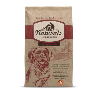 Country Vet Naturals 24-10 Senior Dog Food, 5-lb bag
