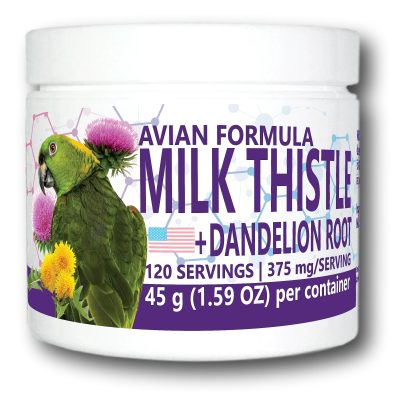 Equa Holistics Avian Formula Milk Thistle & Dandelion Root Bird Supplement, 1.59-oz tub