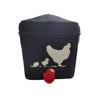 RentACoop Zero Chill Heated Poultry Waterer with Insulated Cover, 64-oz