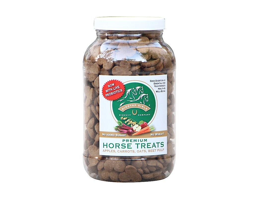 Giddyap Girls Biscuit Company Premium Apple Horse Treats, 4.5-lb jar