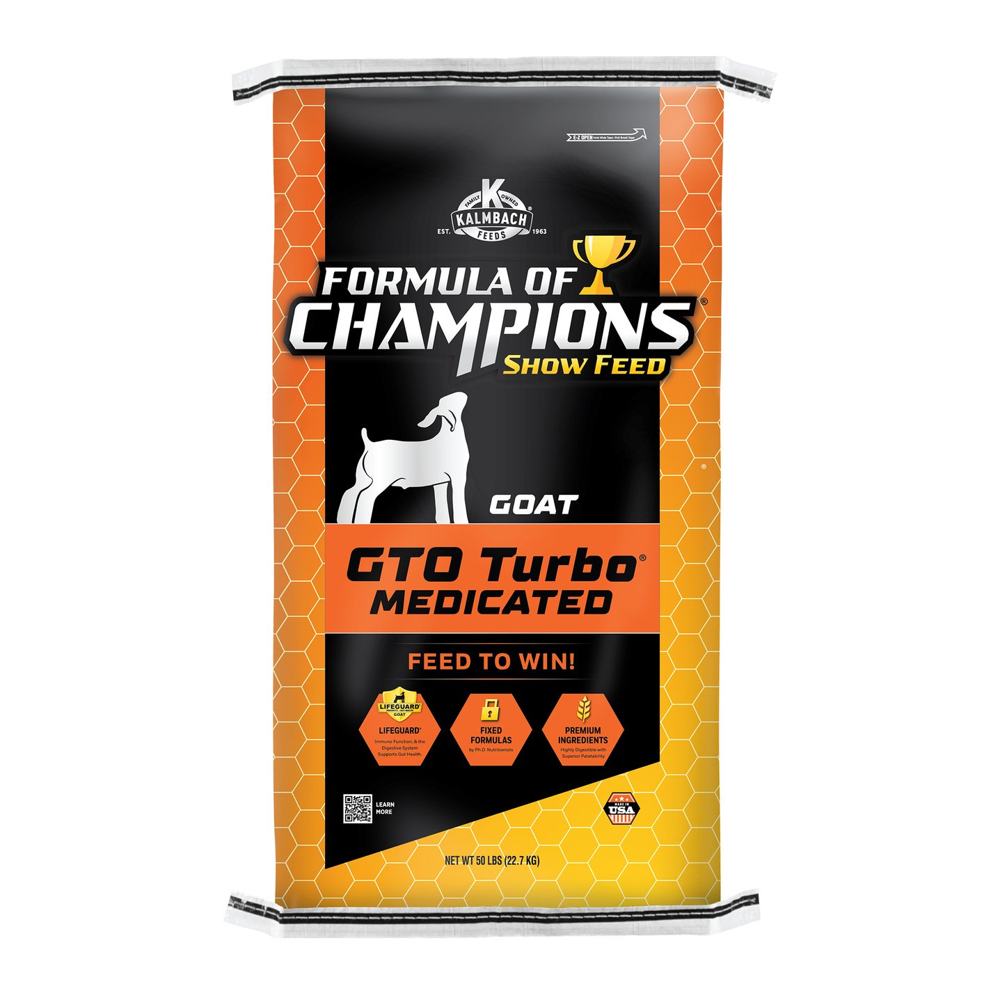 Formula of Champions GTO Turbo Starter & Grower Show Goat Feed, 50-lb bag