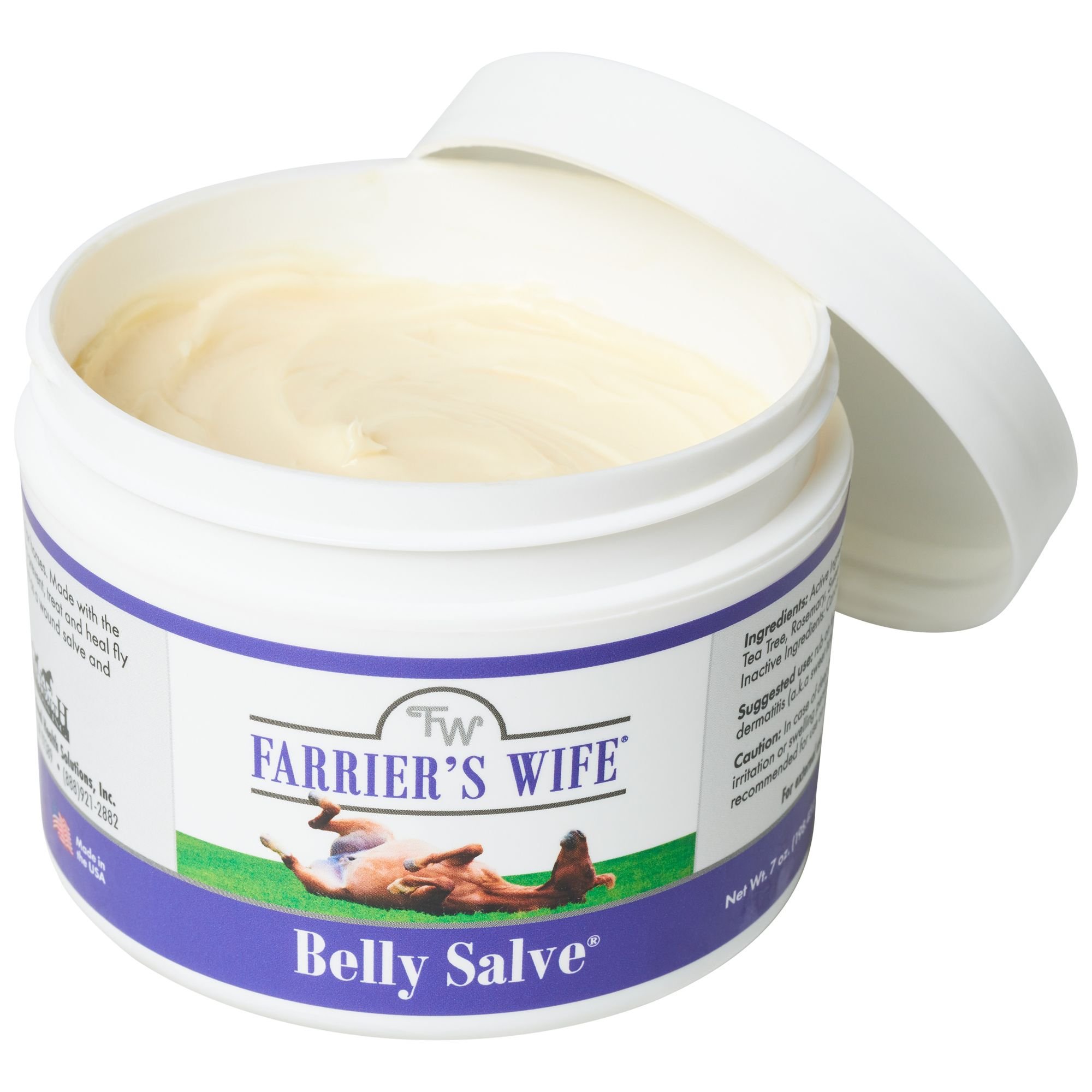 Farrier's Wife Belly Salve Horse Wound Care & Skin Care Ointment, 7-oz jar - image 3