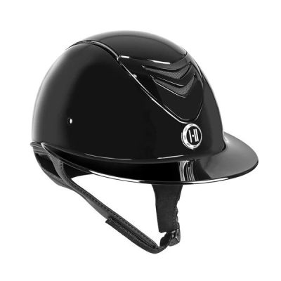One K Avance MIPS CCS Horse Riding Helmet, Black Gloss, Small Long Oval