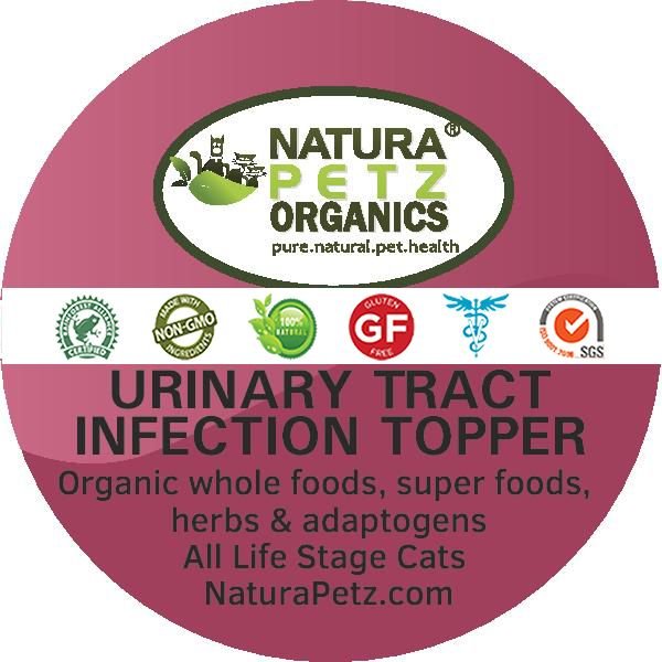 Natura Petz Organics Urinary Tract Infection Turkey Flavored Powder Urinary & Kidney Supplement for Cats, 4-oz tin