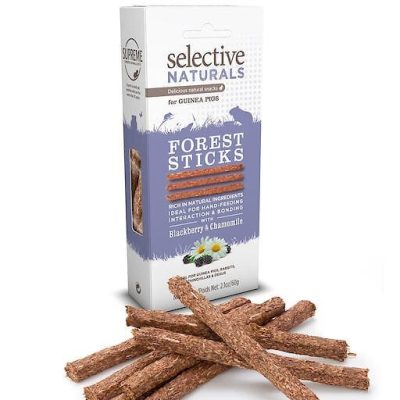 Science Selective Naturals Forest Sticks Guinea Pig Treats, 2.1-oz bag, case of 4