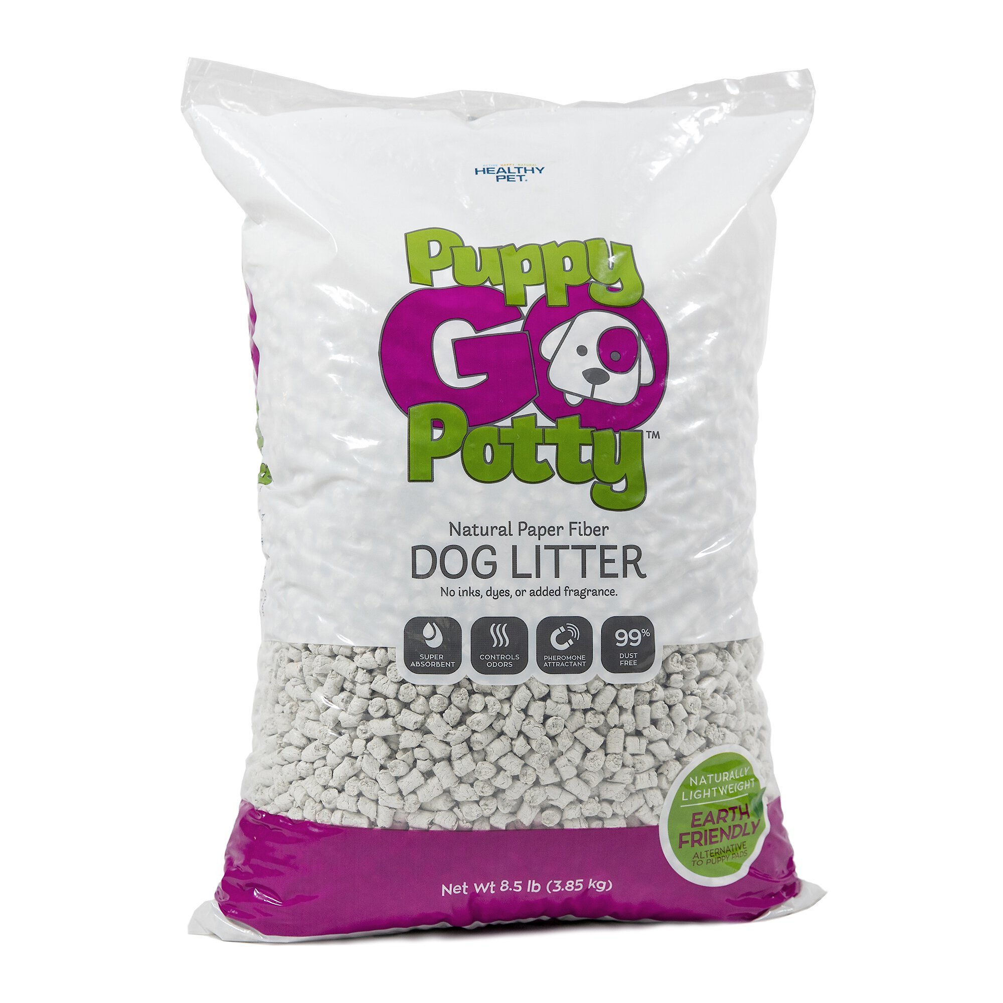 Puppy Go Potty Natural Paper Fiber Dog Litter, 8.5-lb bag